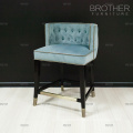 Chinese supplier velvet fabric bar stool chair for bar
